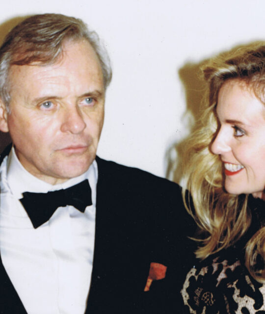 Hollywood Actor Anthony Hopkins with Linda Ann Watt